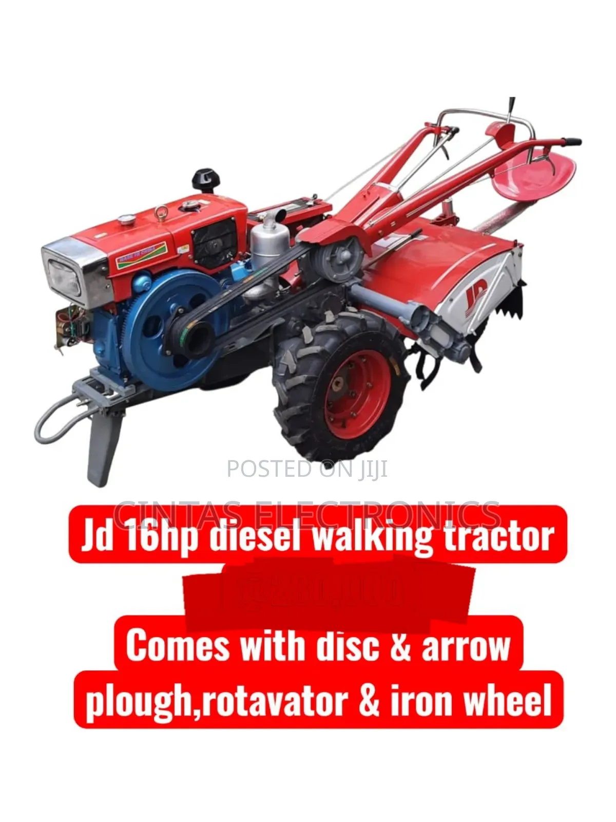 Jd 16h Diesel Walking Tractor