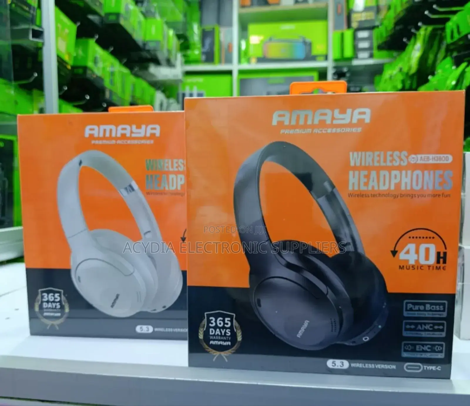 Amaya Aeb-H360d Wireless Headphones With Anc