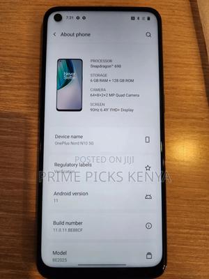 OnePlus Nord N10 5G 128 GB Black