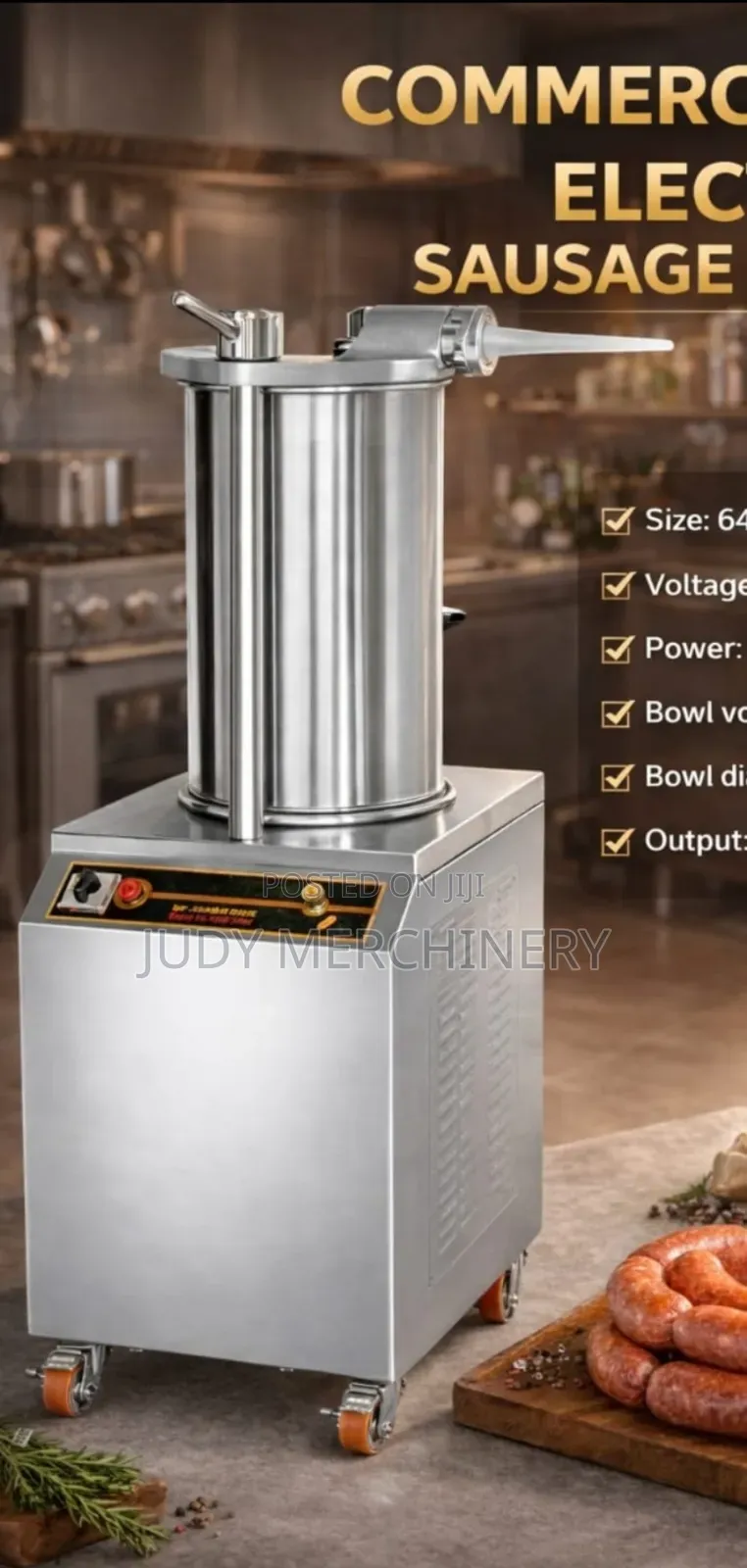 Commercial Electric Sausage Filler
