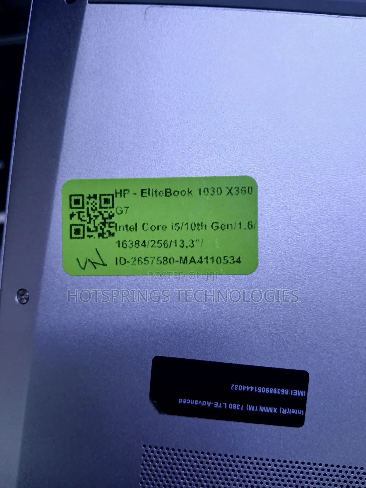 Laptop HP EliteBook x360 1030 G7 16GB Intel Core i5 SSD 256GB