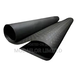 Anti-Slip Coin Mat – Durable Rubber Flooring