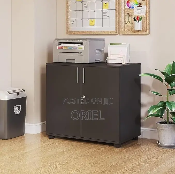 Modern Office Credenza : 2-Door Wooden Office Credenza