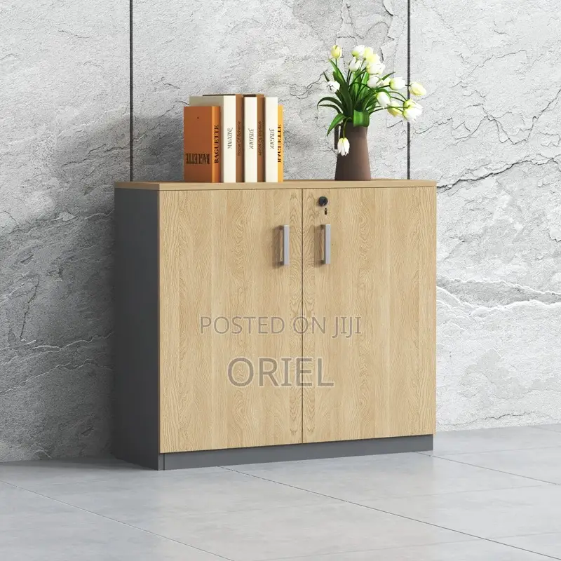 Modern Office Credenza : 2-Door Wooden Office Credenza