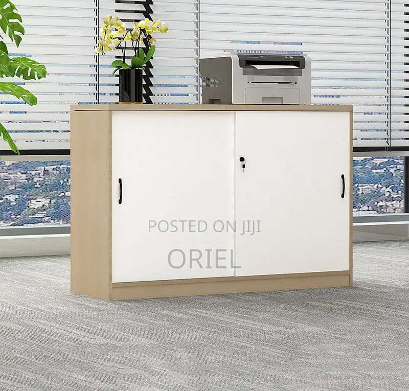 Modern Office Credenza : 2-Door Wooden Office Credenza