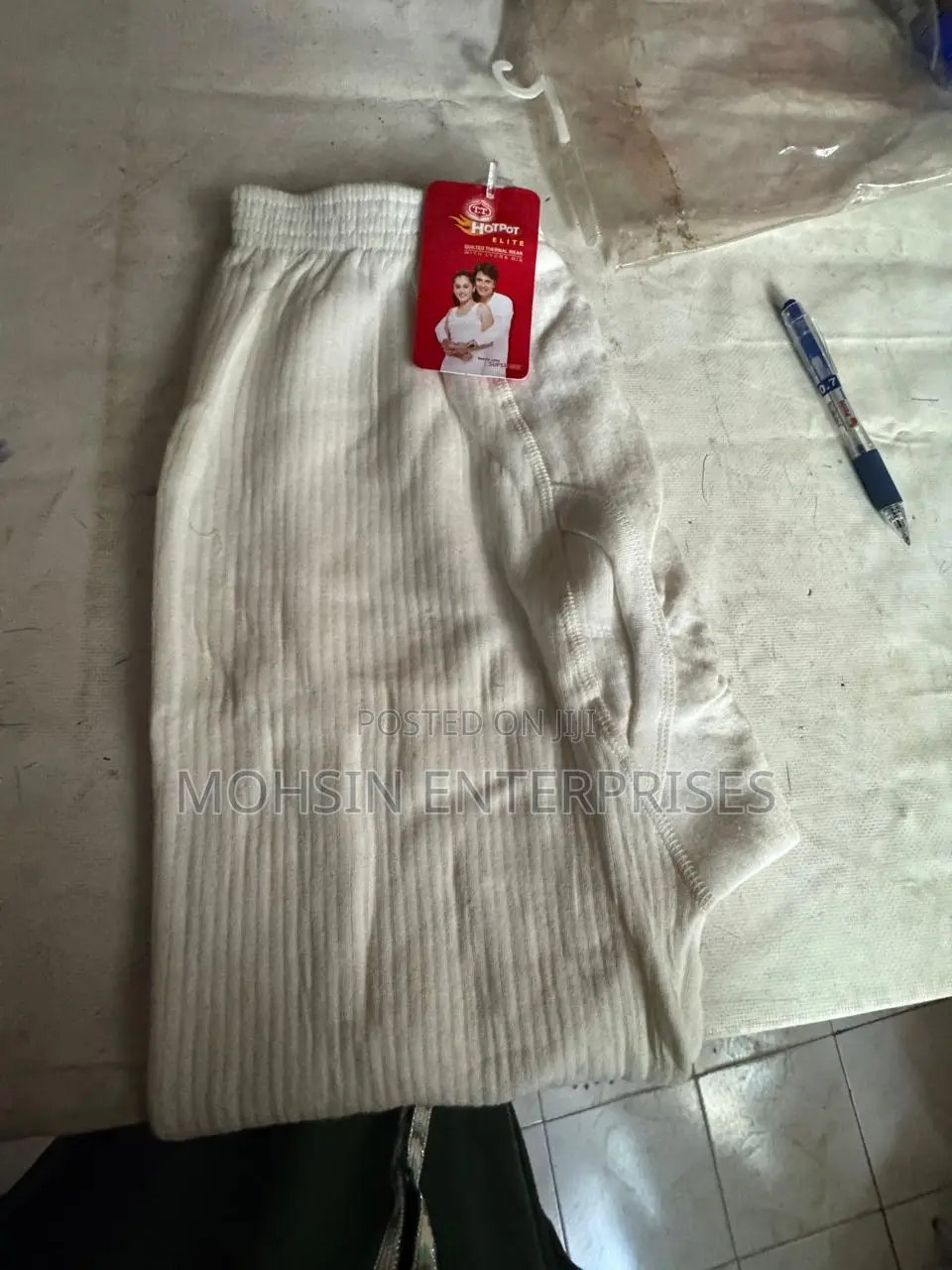 100% Cotton Elastic Thermal Pant for Ladies. Good for Cold and Comfort