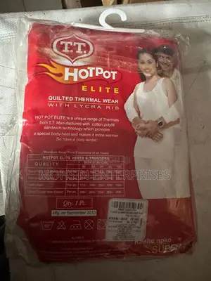 100% Cotton Elastic Thermal Pant for Ladies. Good for Cold and Comfort