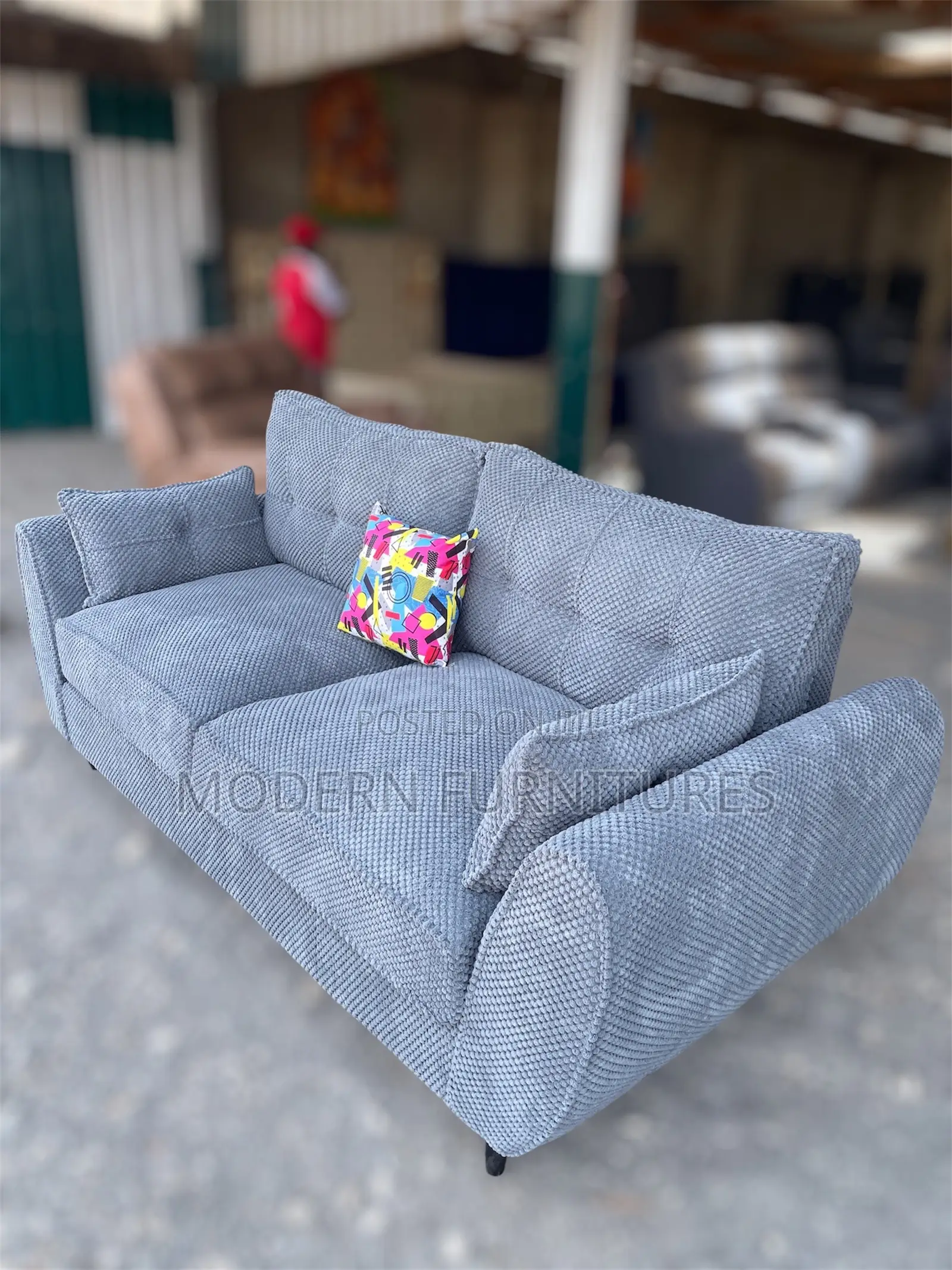 Bubble Fabric 3 Seater Sofa/ 3 Seater Sofa