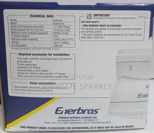 Enerbras Enerducha 3t Instant Shower Head
