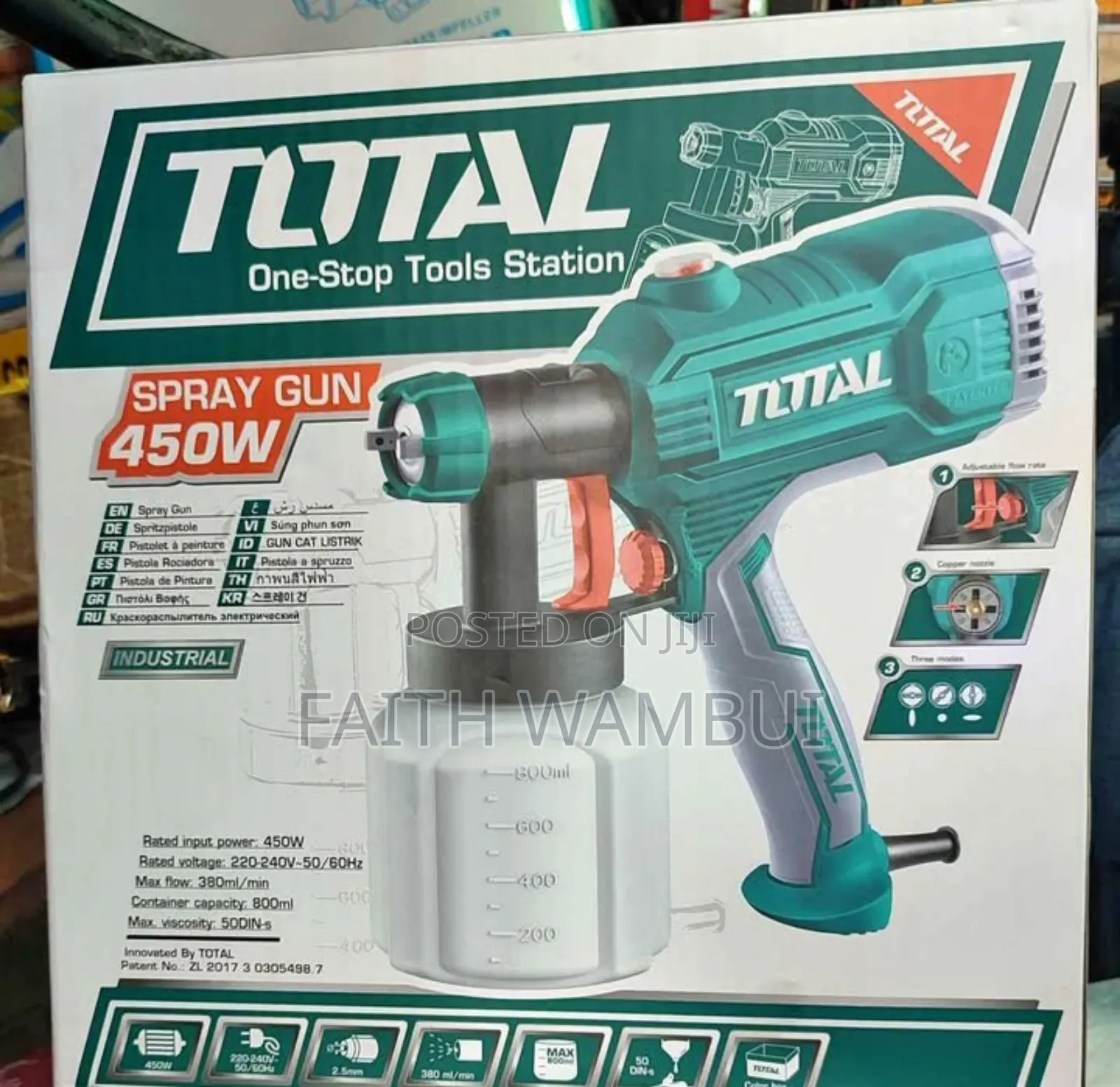 450 Watts Total Spray Gun Machine/Total Spray Gun Machine 450 Watts