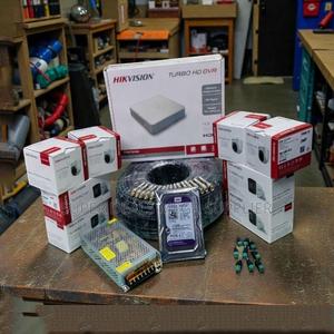 Multiple Output Hikvision 8 1080p Hd 2mp CCTV Cameras Full System Kit - main view