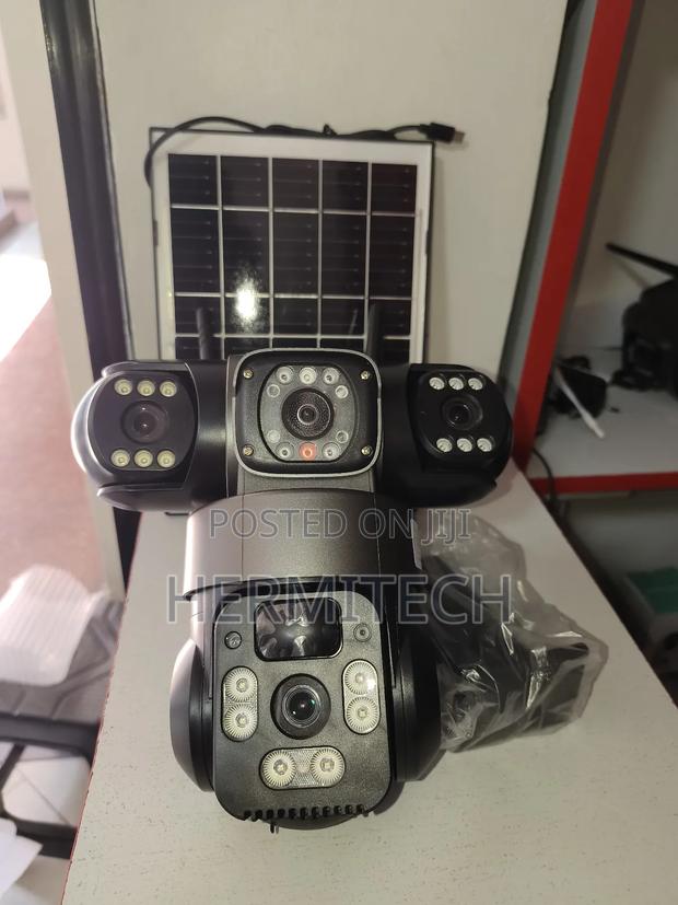 Solar Powered PTZ Surveillance 4g CCTV - main view