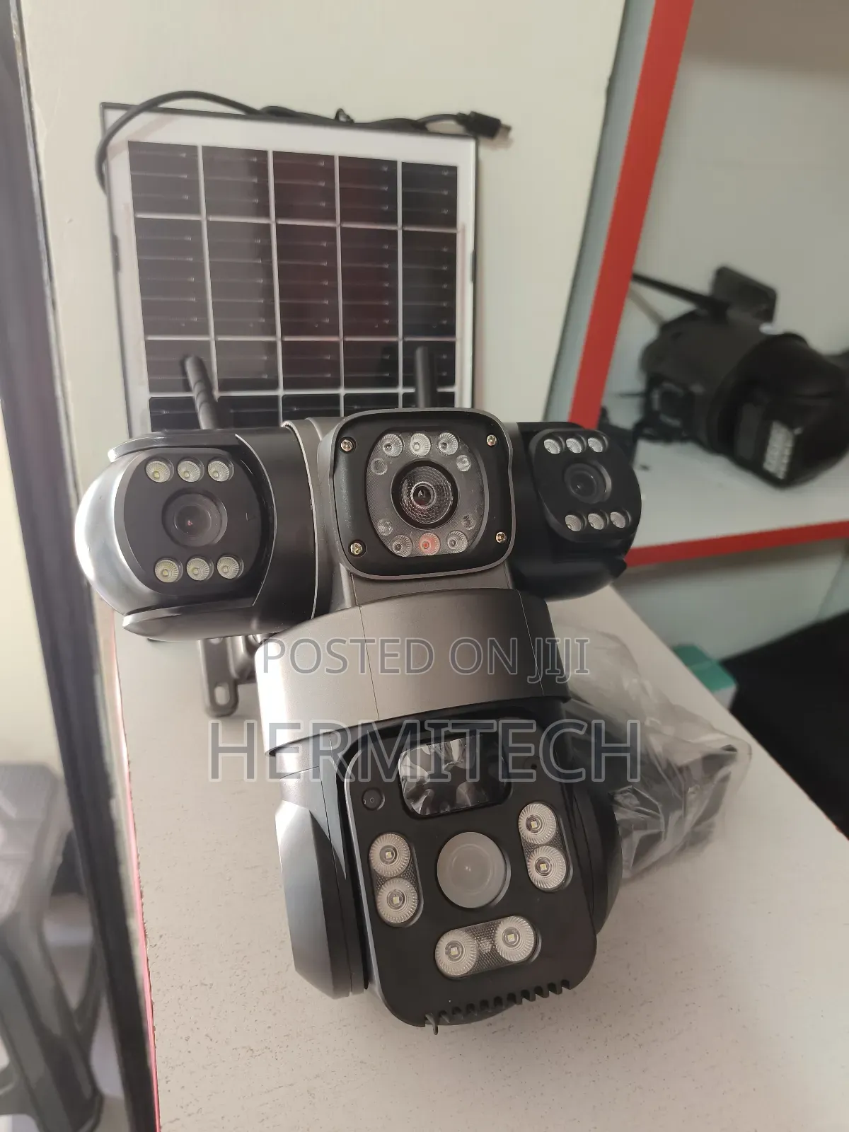 Solar Powered PTZ Surveillance 4g CCTV