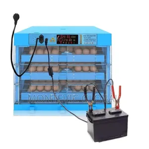 Fully Hatch192eggs Automatic Ac Dc Incubator Machine