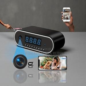 Nanny Cam 1080p Full Hd Mini Table Clock Wifi Spy Hidden Camera - main view