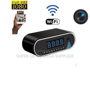 Motion Detection 1080p Hd Mini Table Clock Wifi Spy Hidden Camera - main view