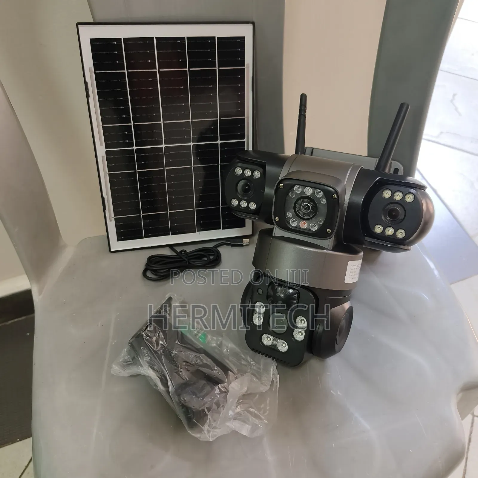 Triple Lens 4g Cameras Solar Powered