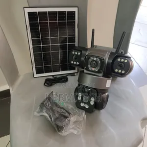 Triple Lens 4g Cameras Solar Powered