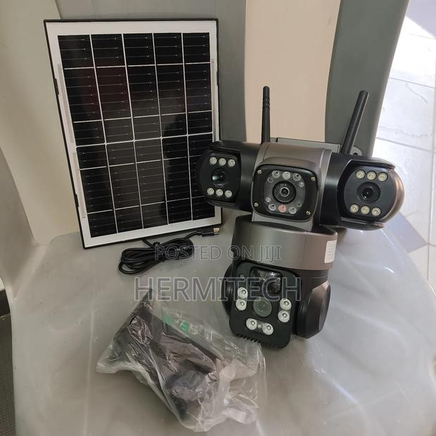 Triple Lens 4g Cameras Solar Powered - thumbnail 2