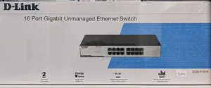 D-Link 16-Port Gigabit Unmanaged Ethernet Switch, Model DGS-F1016