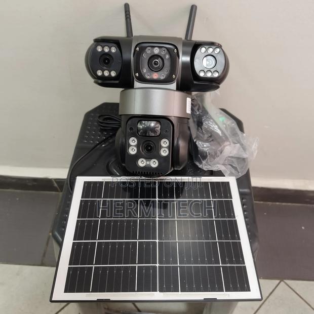 Triple Lens Cameras PTZ Surveillance 4g - main view