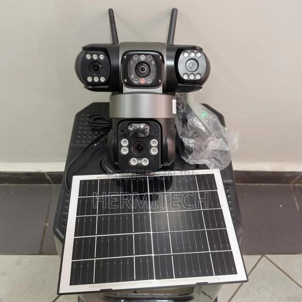 Triple Lens Cameras PTZ Surveillance 4g - thumbnail 3