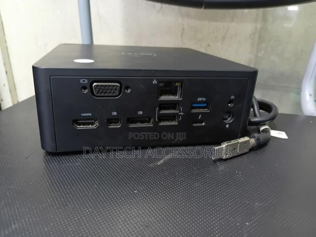 Dell Tb16 Thunderbolt 3 Usb-C Docking Station With 240w Adapter.