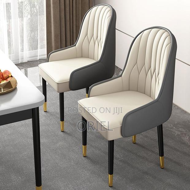 Nordic Upholstered Dining Chair : Modern Kitchen Dining Chair - thumbnail 2