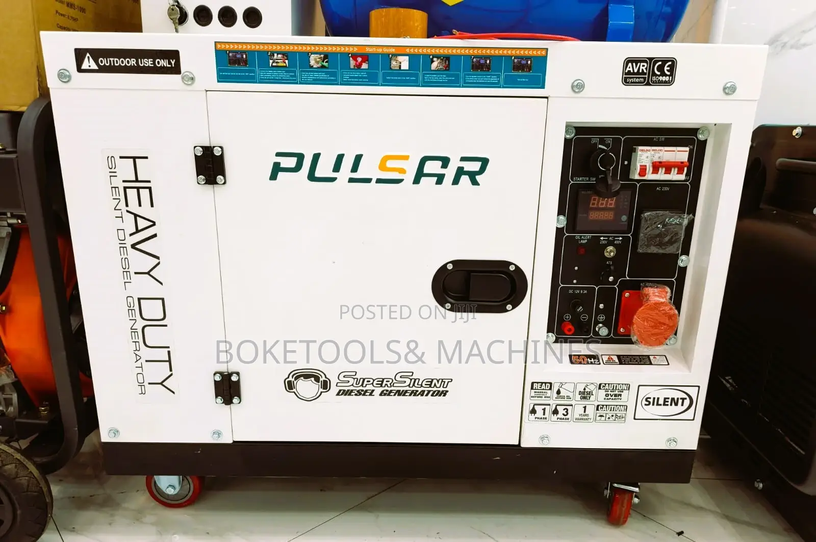 Pulsar 15kva Diesel Generator Dual Phase With Ats