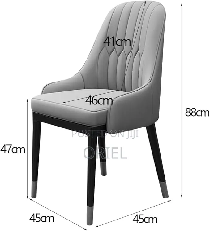 Nordic Upholstered Dining Chair : Modern Kitchen Dining Chair
