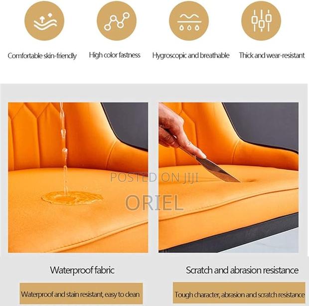 Nordic Upholstered Dining Chair : Modern Kitchen Dining Chair - thumbnail 9