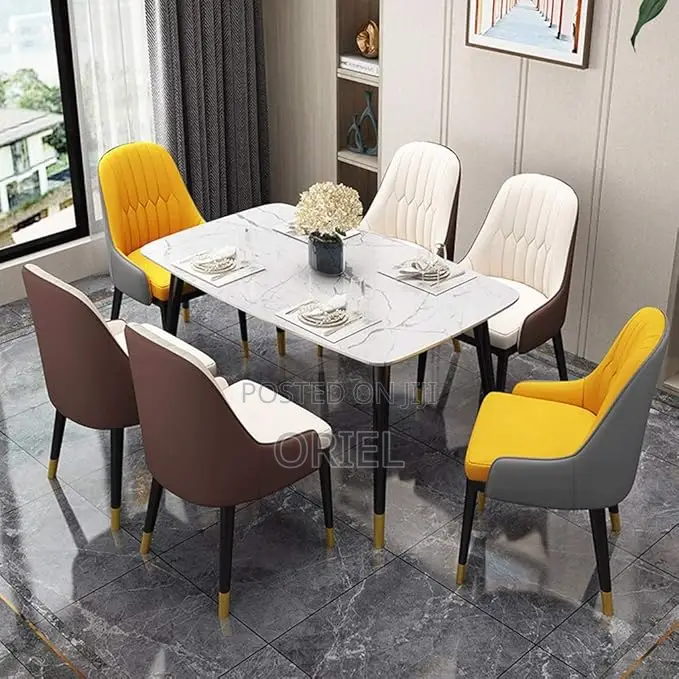 Nordic Upholstered Dining Chair : Modern Kitchen Dining Chair