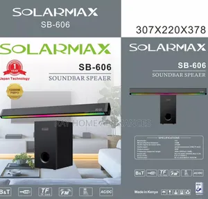 3.1ch Solarmax Soundbar Multimedia Speaker System Woofer