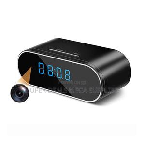 Slim and Flexible Design Mini Table Clock Wifi Spy Hidden Camera