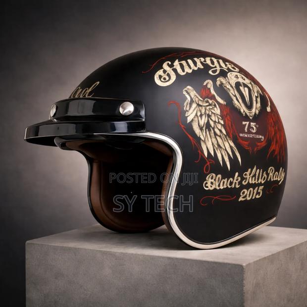 Vintage Three Quarter Open Face Multipurpose Bike Helmet