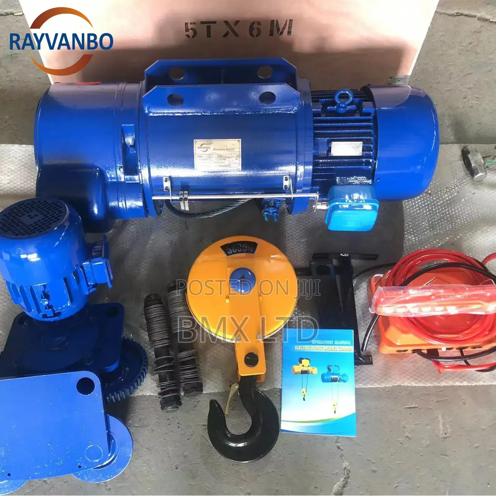 5t Heavy Duty Electric Wire Rope Hoist Industrial Lifting Machine