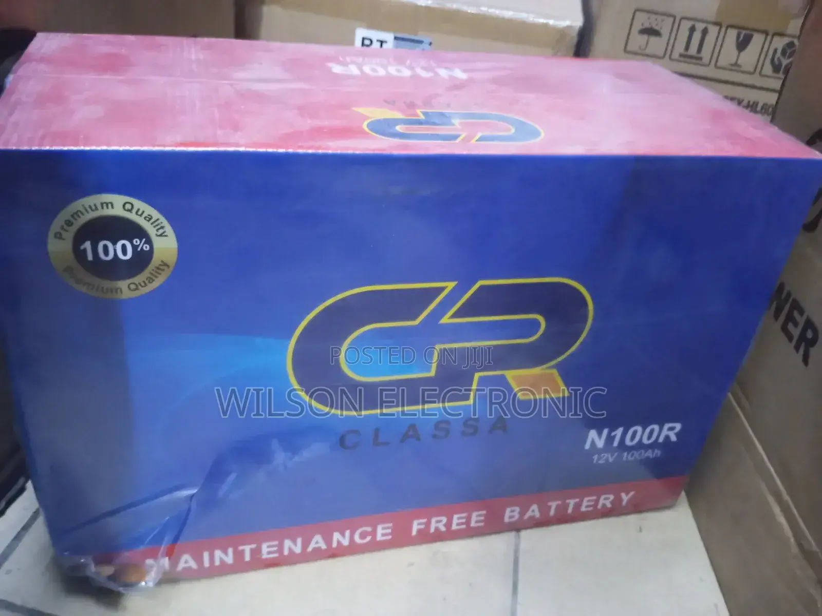 Cr Maintenance Free Battery. N100ah