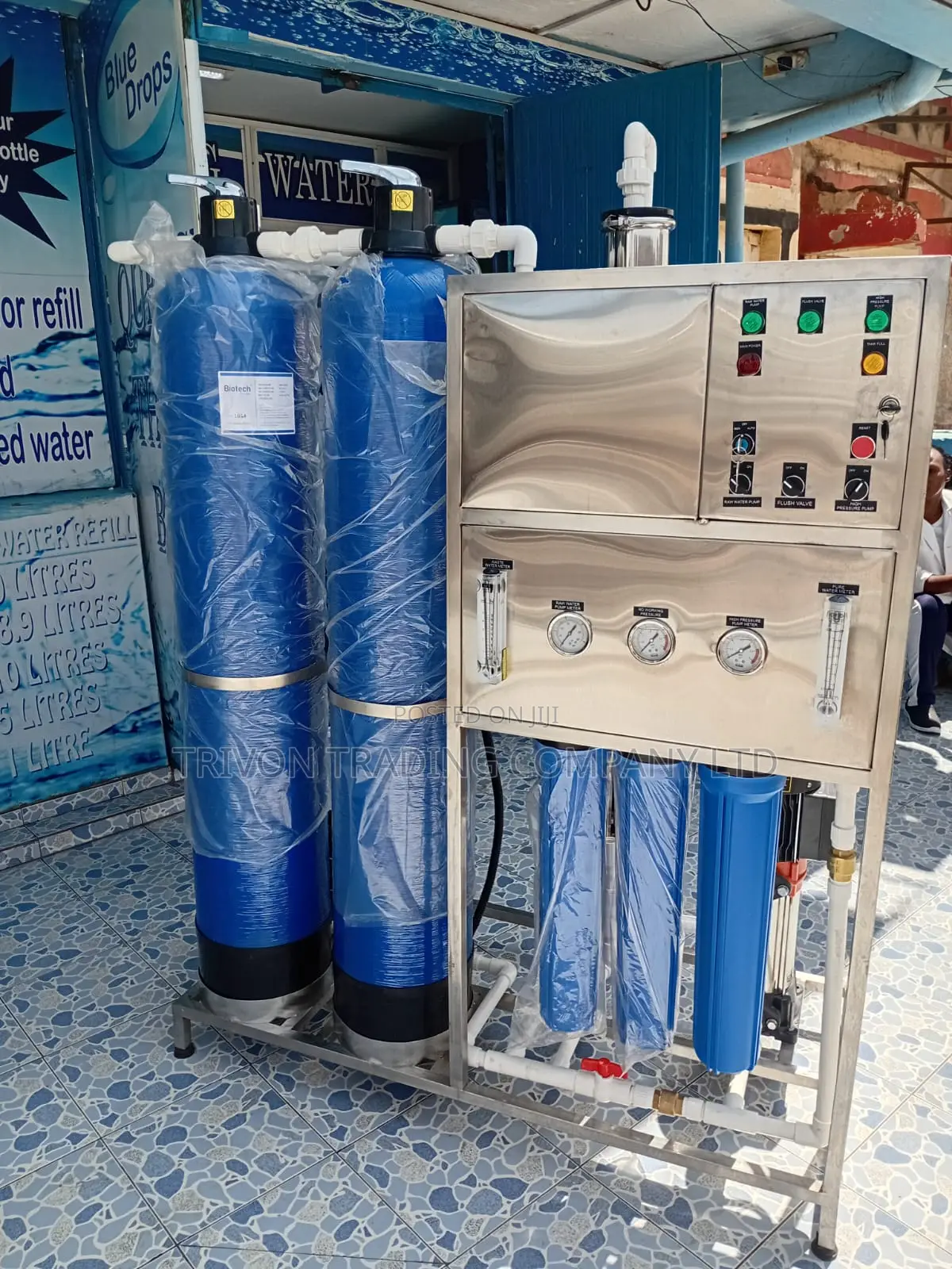 250 LPH Ro Water Purifier | Borehole Municipal Water