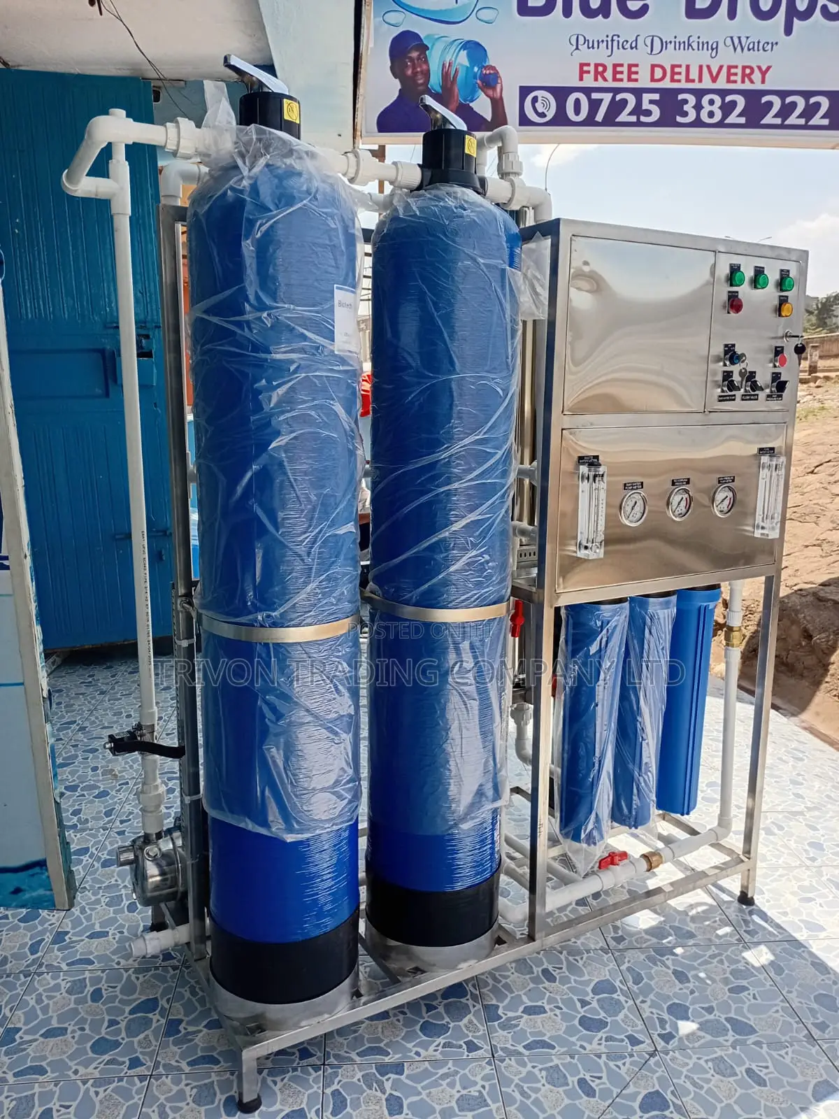 250 LPH Ro Water Purifier | Borehole Municipal Water