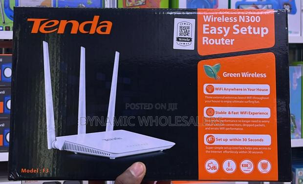 Tenda Router F3 Wireless N300 Networking - thumbnail 2