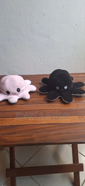 Flip Mood Octopus Plush Toy - Happy/Angry (2 Available)