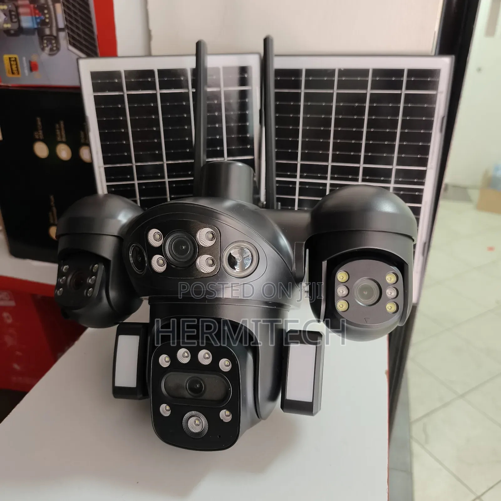 Aov 4 Lens Dua Panel CCTV Surveillance Cameras