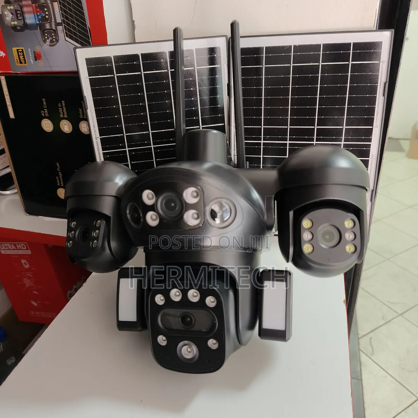 Aov 4 Lens Dua Panel CCTV Surveillance Cameras