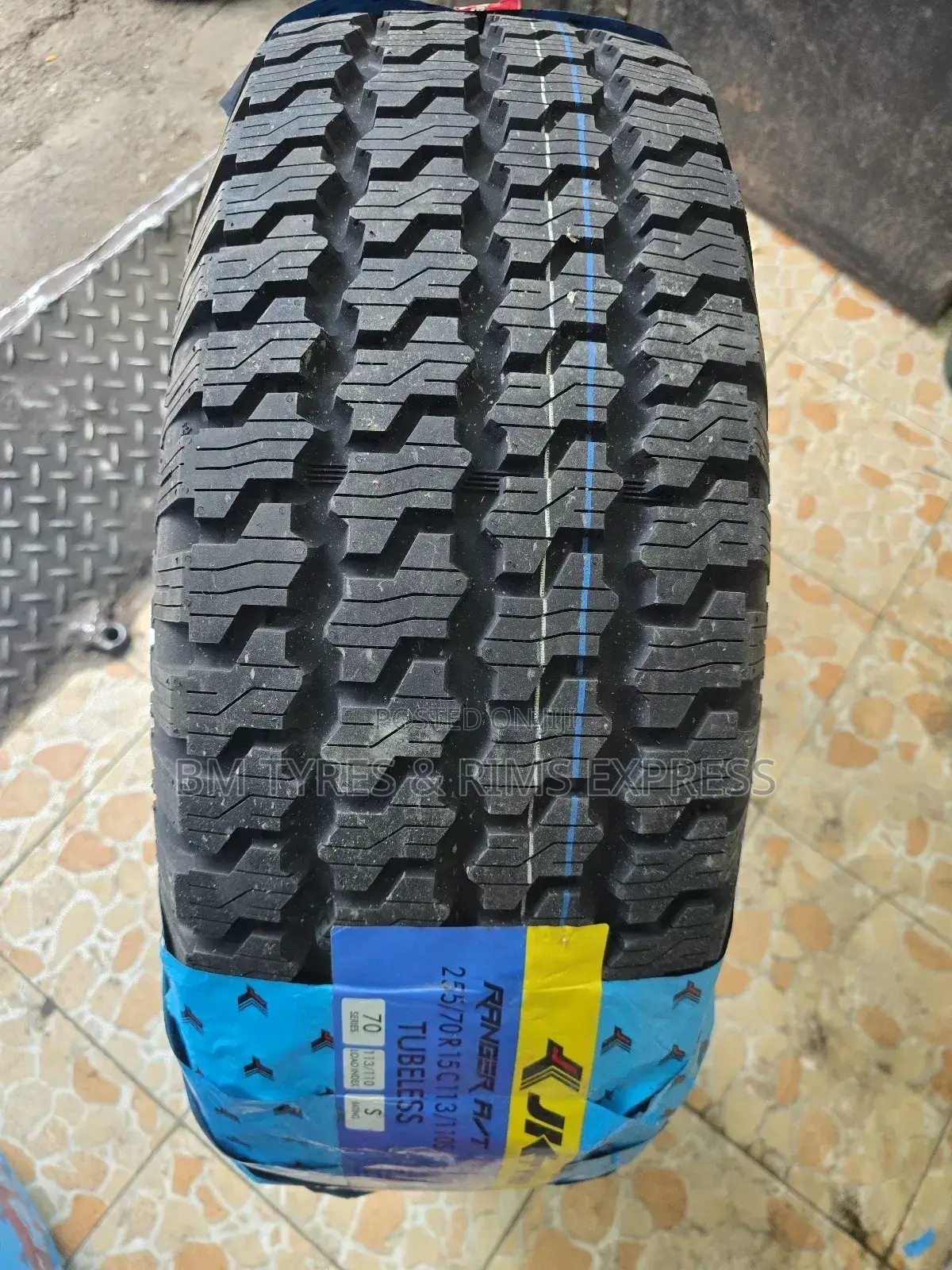 255 /70 R15 Jk Tyres (All Terrein) India.