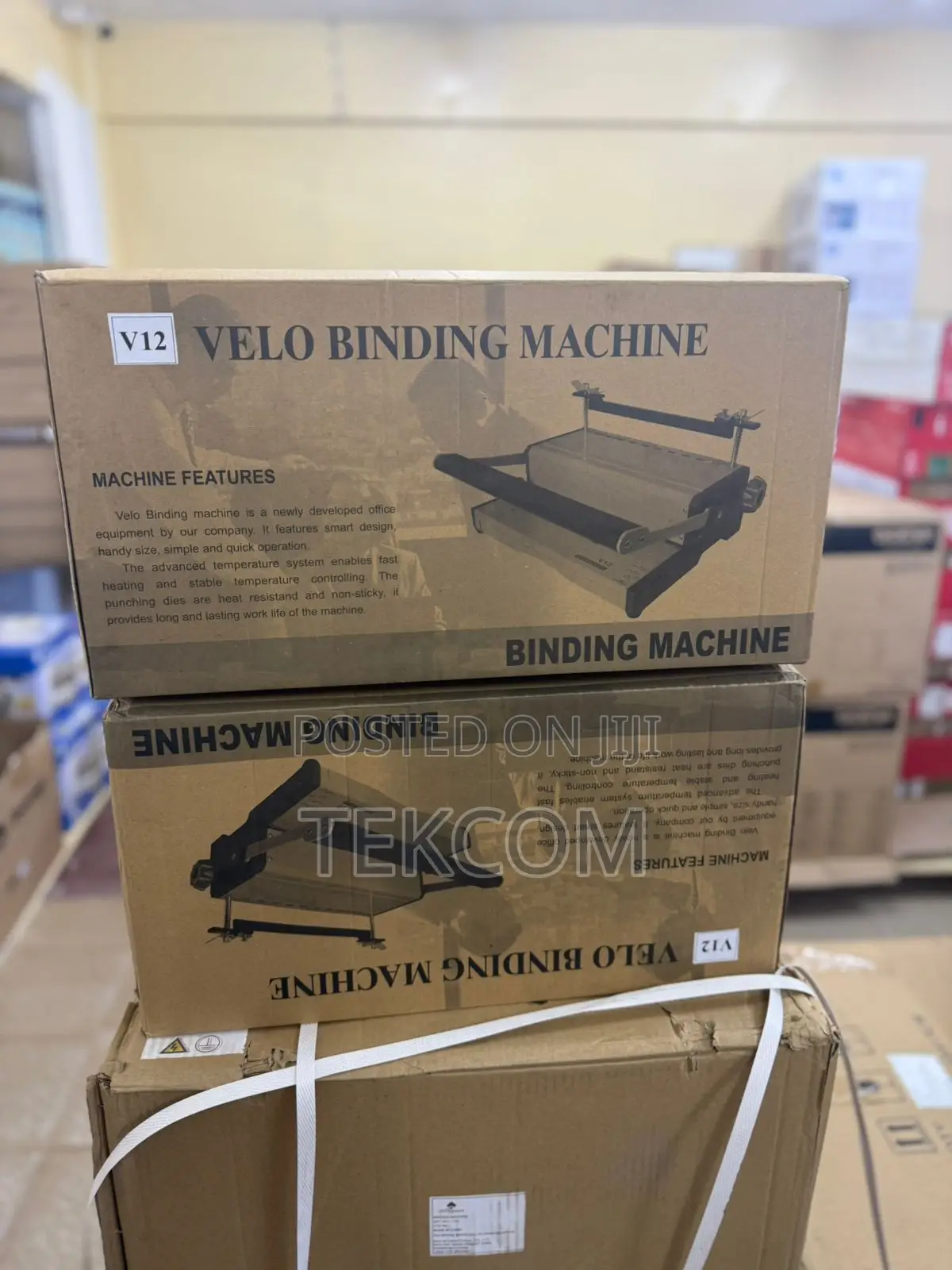 Electric 12 Spike Binding Machine V12