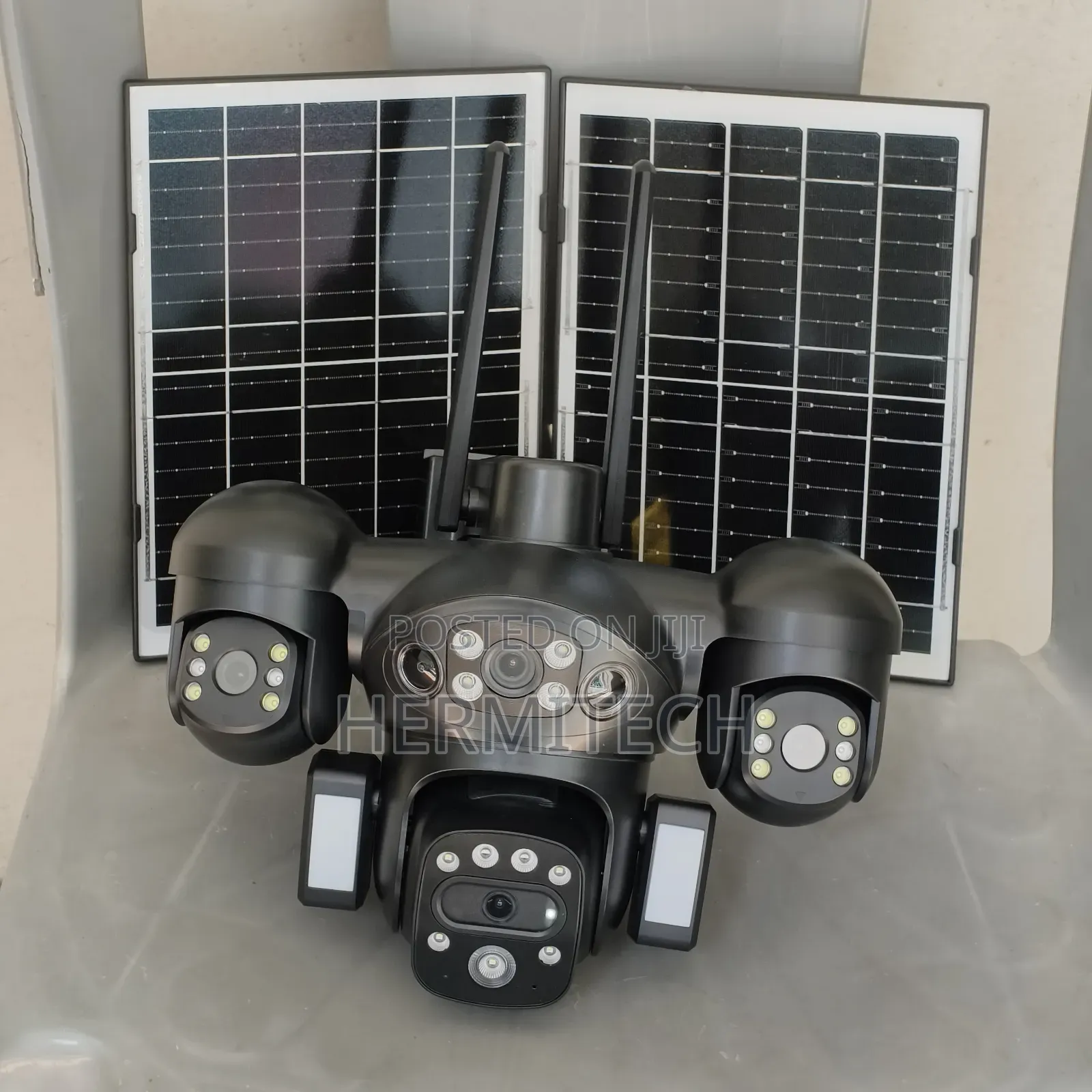 4 Lens 4g Surveillance Solar Powered PTZ