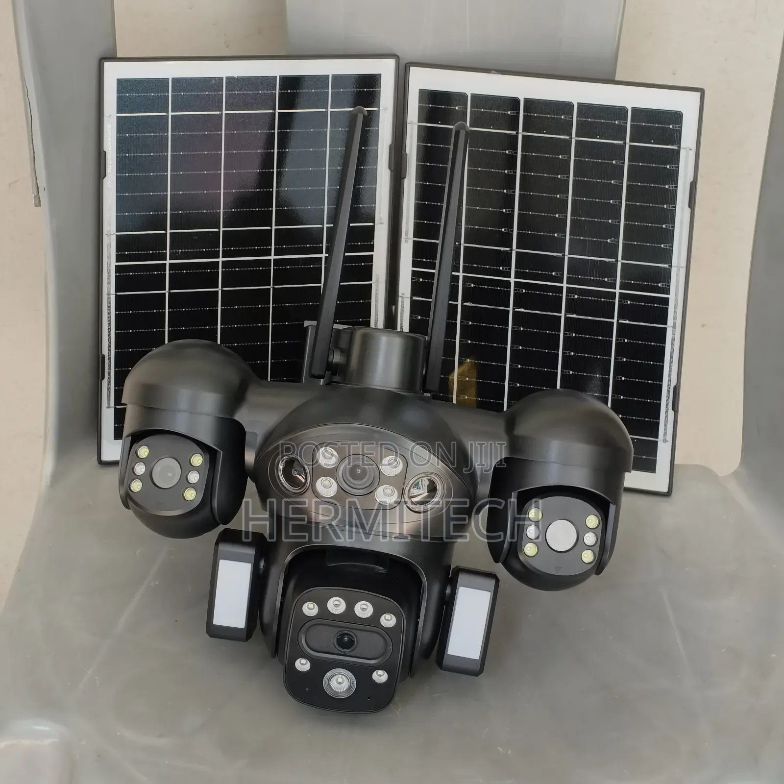 4 Lens 4g Surveillance Solar Powered PTZ