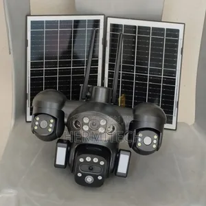 4 Lens 4g Surveillance Solar Powered PTZ