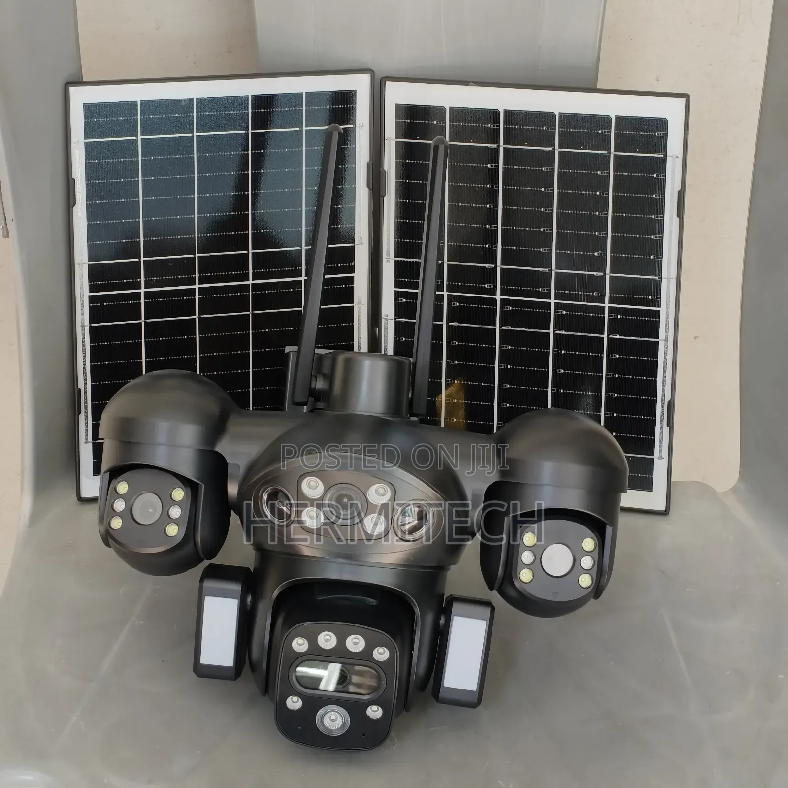 4 Lens 4g Surveillance Solar Powered PTZ