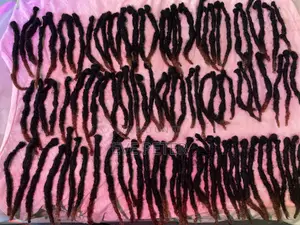 Premium 4c Dreadlocks With Highlighted Brown Tips - Ready To Install